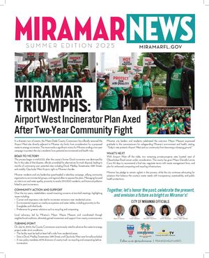 Latest Miramar print edition front page