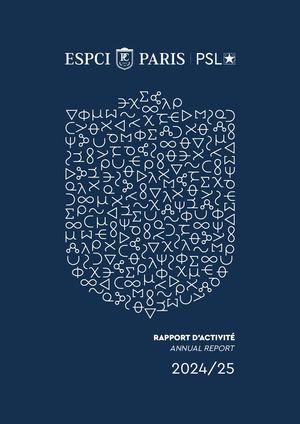 Rapport d'activité ESPCI Paris - PSL
