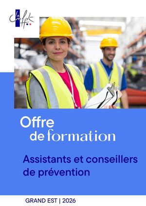 Assistant Conseiller Prévention Grand Est 2026