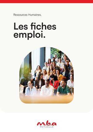 Fiches Emploi MBA Mutuelle