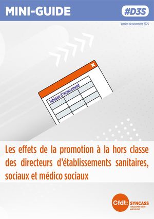 D3S - Les effets de la promotion à la hors classe des directeurs d’établissements sanitaires, sociaux et médico-sociaux