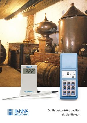 Outils de contrôle qualité du distillateur