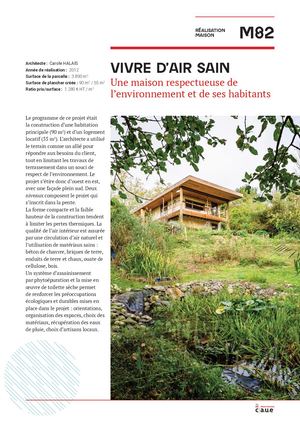 Maison neuve - Vivre d'air sain