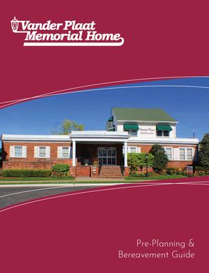 Vander Plaat Memorial Home