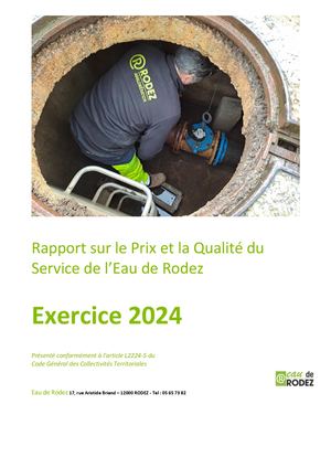 Rapport annuel Eau de Rodez 2024
