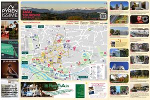 Plan touristique Pau Béarn Pyrénées