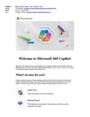 Calaméo - Microsoft 365 Copilot Your Copilot For Work