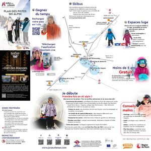 JURA SUR LÉMAN - Plan des pistes