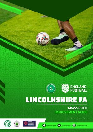 Lincolnshire FA Grass Pitch Improvement