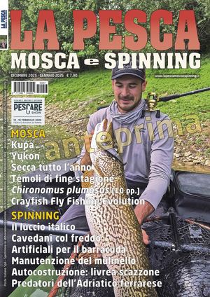 La Pesca Mosca e Spinning Dicembre 2025 - Gennaio 2026