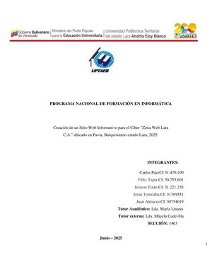 Trayecto 1 UPTAEB ZBL