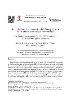 Calaméo - La crisis financiera internacional de 2008 y algunos de sus ...