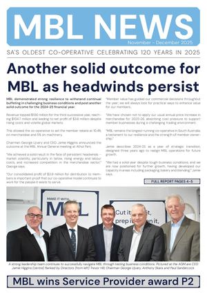 MBL News November - December 2025