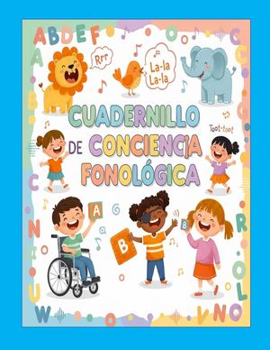 Cuadernillo De Conciencia Fonológica 2025