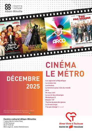 Programme du cinéma Le Métro