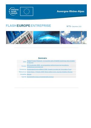 Newsletter Flash Europe Entreprise 73