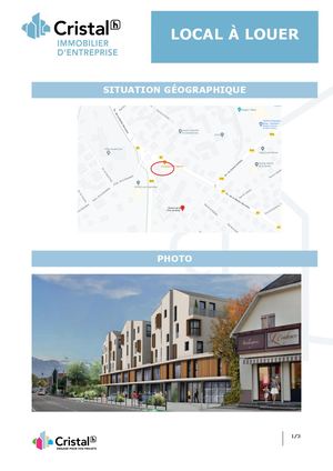 Location Local 100.81m² - Les Jardins de Calvary