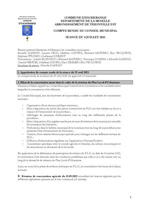 2025 07 04 Cr Conseil Municipal