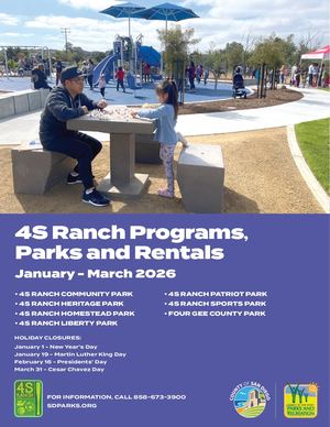 Jan. - March 2026: 4S Ranch Recreation and Program Guide