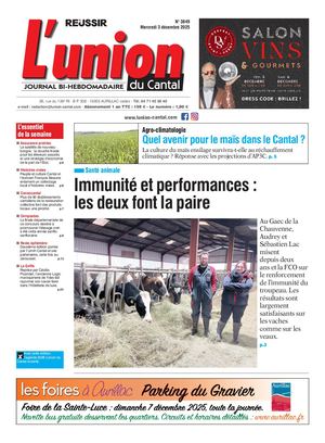 L'union Du Cantal N° 3849