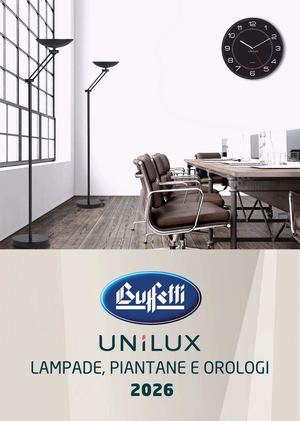 Buffetti - Unilux 2026 (lampade, orologi)
