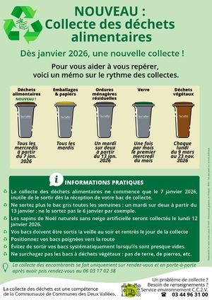Mémo Tri sélectif Janvier 2026