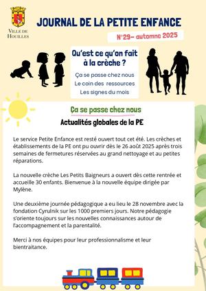 Journal Petite Enfance - automne 2025
