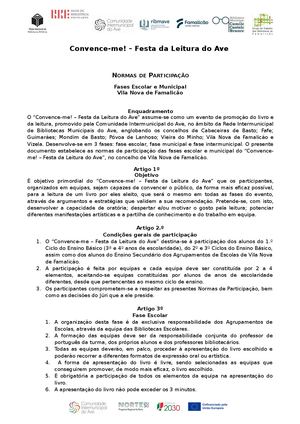 Normas Convence Me Fases Escolar E Municipal 2025 2026