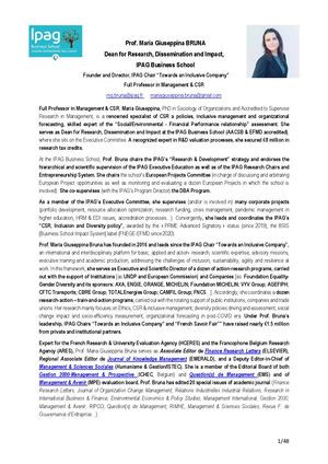 CV Prof. Maria Giuseppina Bruna