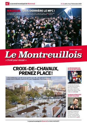 Le Montreuillois n°211 - du 4 au 17 décembre 2025