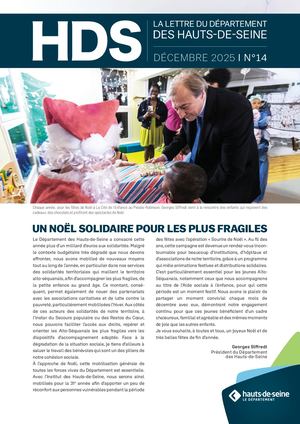 La Lettre du Département des Hauts-de-Seine -n°14 - Décembre 2025