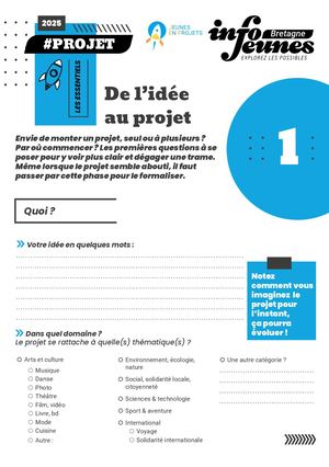 #PROJET : de l'idée au projet
