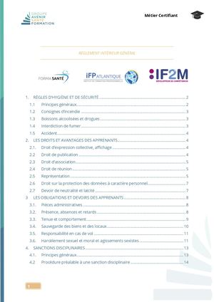 Reglement Interieur Certifiant V20230222