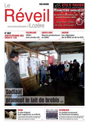 Le Réveil Lozère du jeudi 4 décembre 2025