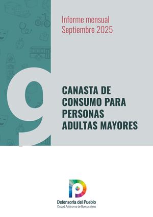 Canasta De Consumo Para Personas Adultas Mayores Informe Mensual Septiembre2025