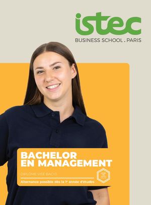 Istec Bachelor en Management, 2025-2026