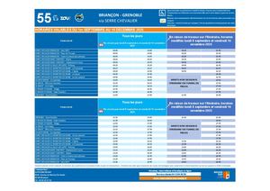 Horaires Zou! LER 55