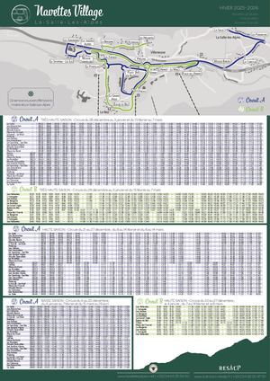 Navette Gratuite La Salle Les Alpes - Ligne A & B