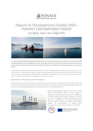 Calaméo - Rapport De D C3 A9veloppement Durable 2024 PONANT ...