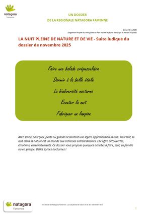 La nuit pleine de Nature et de Vie