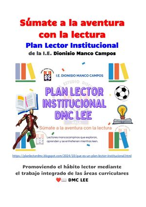Plan Lector DMC LEE - Catálogo
