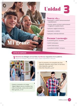 Mi Generation 1 Unidad 3