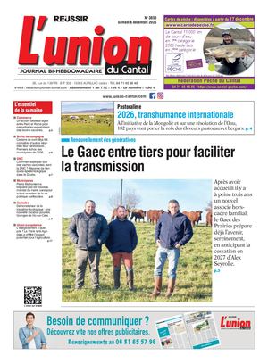 L'union Du Cantal N° 3850