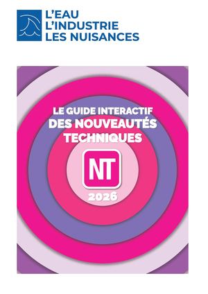 Guide des Nouveautés Technique 2026 - L'Eau, l'Industrie, les Nuisances