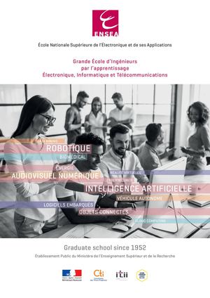 Brochure Ingénieur ENSEA par l'apprentissage