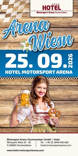 Arena Wiesn 2026 Hotel Motorsport Arena Oschersleben