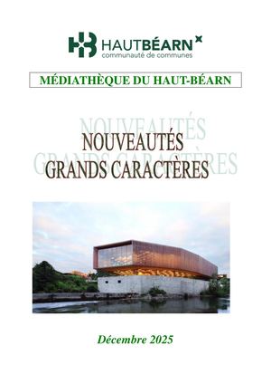 Nouveautés GC décembre 2025