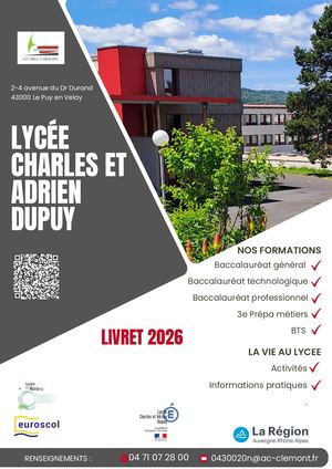 Plaquette Lycée Charles Et Adrien Dupuy