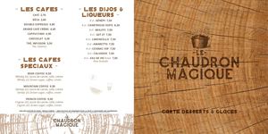 Le Chaudron Magique - Desserts - H25/26