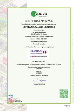 Certificat Qualiopi Processus Certifié Cofrac Formations Previsoft